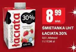 Chorten Śmietanka UHT łaciate 30% Mlekpol oferta