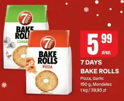 Chorten Bułki 7 Days Bake Rolls pizza, garlic oferta