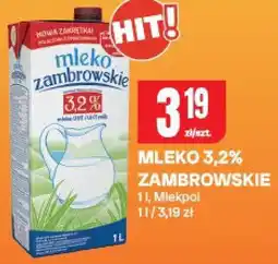 Chorten Mleko 3,2% Zambrowskie UHT oferta