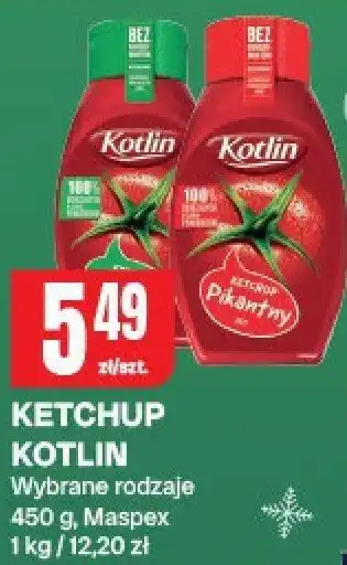 Ketchup Kotlin Wybrane rodzaje 450 g, Maspex