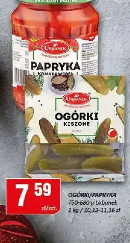 Chorten Ogórki kiszone Urbánek oferta