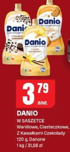 Chorten Danio w saszetce z kawałkami czekolady Danone oferta
