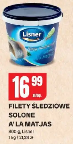 Chorten Filety śledziowe solone a'la matjas Lisner oferta