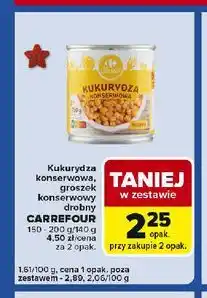 Carrefour Express Groszek konserwowy ekstra drobny Carrefour oferta