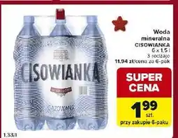 Carrefour Express Woda gazowana Cisowianka oferta