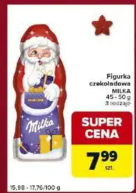 Carrefour Express Mikołaj z czekolady Milka oferta