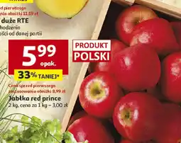 Auchan Jabłka red prince Auchan oferta