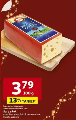 Auchan Ser z Ryk maasdm, edam lub hit, różne rodzaje, Słoisko Wągowe Auchan oferta