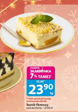 Auchan Sernik firmowy Auchan oferta