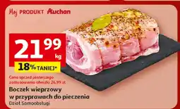 Auchan Boczek wieprzowy w przyprawach do pieczenia Dział Samoobsługi Auchan oferta