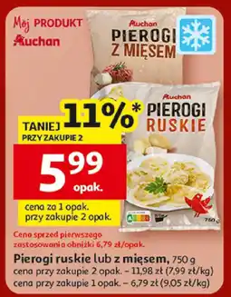 Auchan Pierogi ruskie, Auchan, 750 g oferta