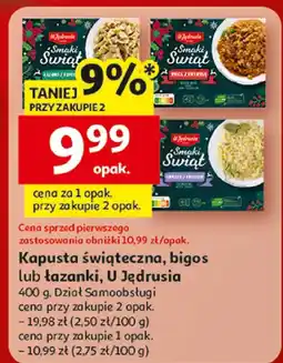 Auchan Kapusta świąteczna, bigos lub łazanki U Jędrusia oferta