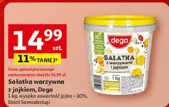 Sałatka warzywna z jajkiem Dega