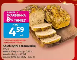 Auchan Chleb żytni z czarnuszką Auchan oferta