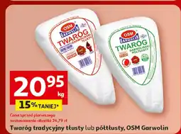Auchan Twaróg tradycyjny tłusty lub półtłusty OSM Garwolin oferta