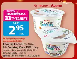 Auchan Jogurt Cooking Coco 18% Auchan oferta