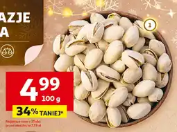 Auchan Pistacje solone lub niesolone Auchan oferta