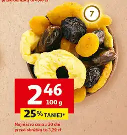 Auchan Suszone owoce mieszanka Auchan oferta
