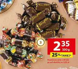 Auchan Galaretki o smaku owocowym lub truffe o smaku rumowym w czekoladzie Auchan oferta