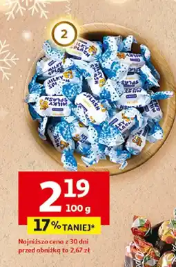 Auchan Cukierki Milky Splash Auchan oferta