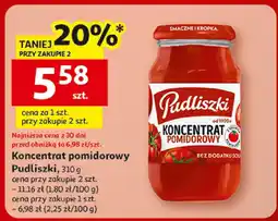 Auchan Koncentrat pomidorowy Pudliszki 310g oferta