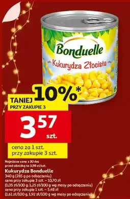 Auchan Kukurydza Bonduelle oferta