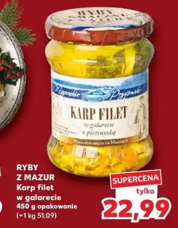 Kaufland Karp filet w galarecie oferta