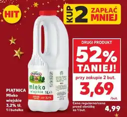 Kaufland Mleko wiejskie 3,2% tł. Piątnica oferta