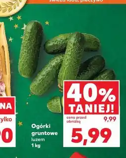 Kaufland Ogórki gruntowe oferta