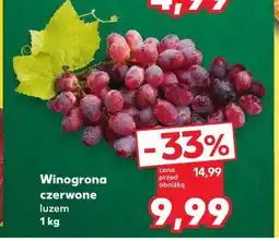 Kaufland Winogrona, czerwona oferta