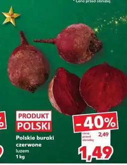 Kaufland Polskie buraki czerwone oferta