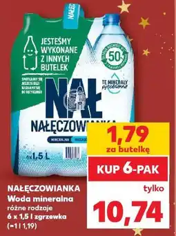 Kaufland Nałęczowianka Woda mineralna oferta