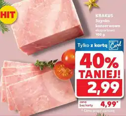 Kaufland Szynka konserwowa Krakus oferta