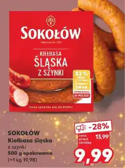 Kaufland Kiełbasa śląska Sokołów oferta