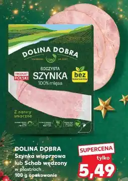 Kaufland Szynka wieprzowa lub schab wędzony oferta