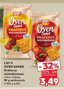 Kaufland Lay's Oven Baked krakersy wielozbożowe oferta