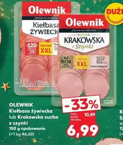 Kaufland Kiełbasa żywiecka lub Krakowska sucha oferta