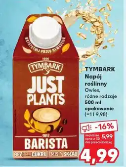 Kaufland Napój roślinny Tymbark oferta