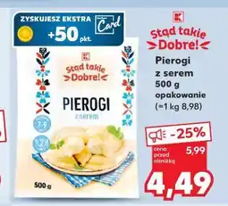 Kaufland Pierogi z serem Stąd z serem oferta