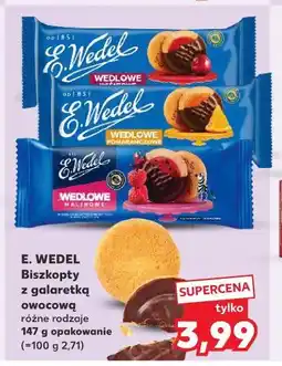 Kaufland Biszkopty z galaretką owocową E.Wedel oferta