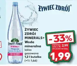 Kaufland Woda mineralna lekko gazowana Żywiec Zdrój oferta