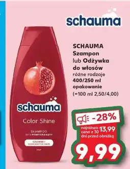 Kaufland Szampon lub odżywka do włosów Schauma (różne rodzaje) oferta