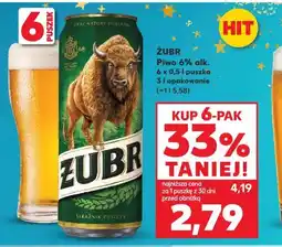Kaufland Piwo Żubr oferta