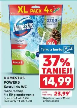 Kaufland Kostki do WC Domestos oferta