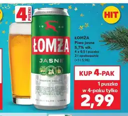 Kaufland Łomża Piwo Jasne oferta