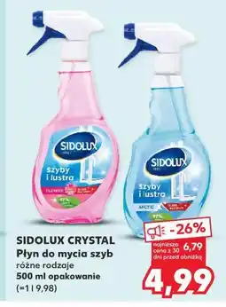 Kaufland Płyn do mycia szyb Sidolux Crystal oferta