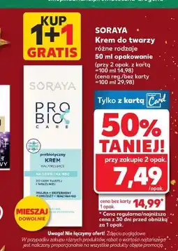 Kaufland Krem do twarzy Soraya oferta