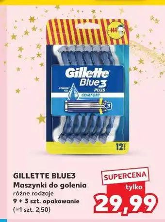Kaufland Maszynki do golenia Gillette Blue3 oferta