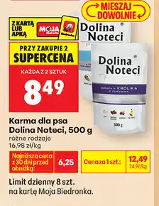Biedronka Karma dla psa Dolina Noteci, 500 g oferta