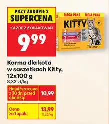 Biedronka Karma dla kota w saszetkach Kitty, 12x100 g oferta